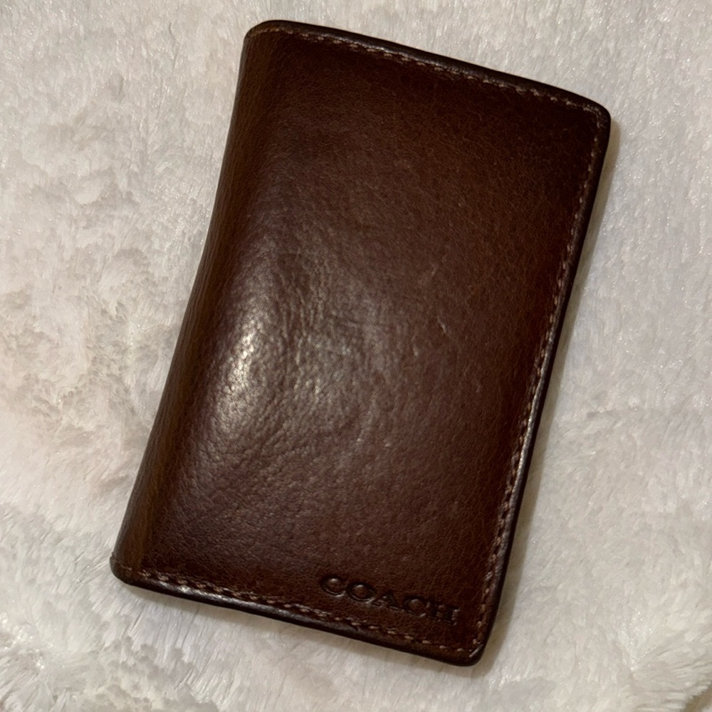 COACH Men’s Bi-fold Leather card wallet
